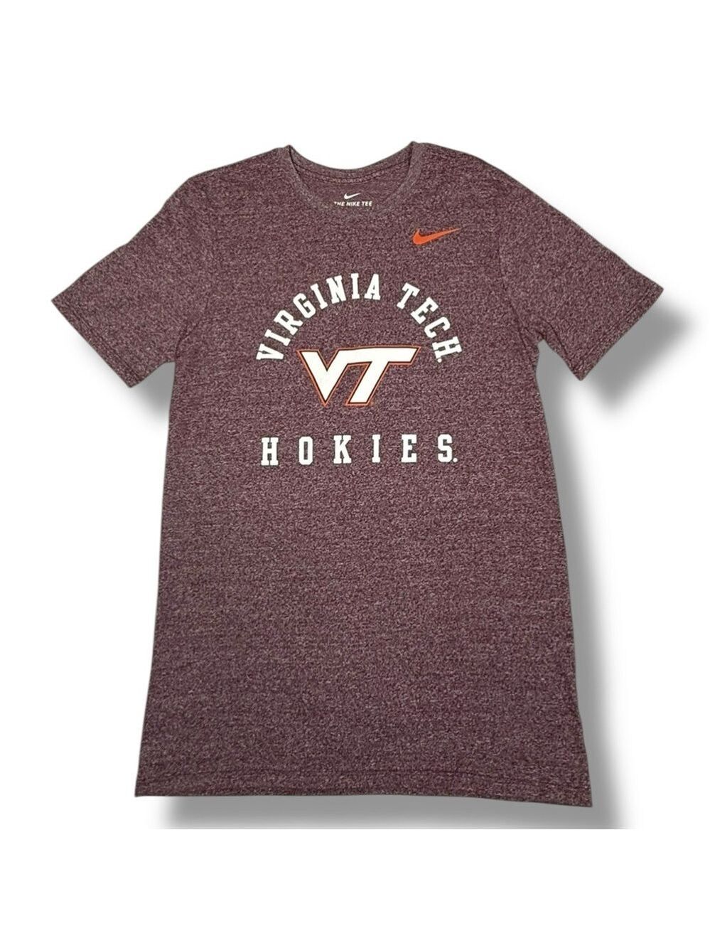 Nike Men’s Virginia Tech “The Nike Tee” Marled Burgundy Size Small